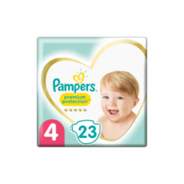 Pampers Premium protection size 4 diapers (from 9 kg to 14 kg)