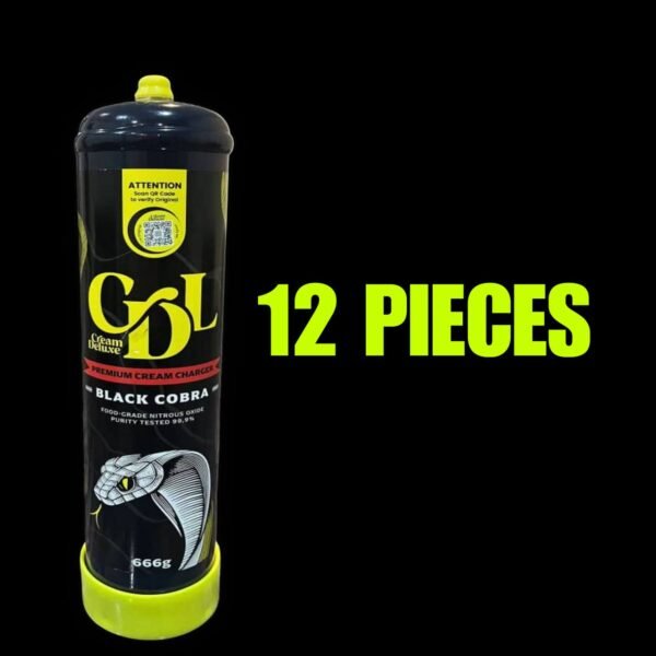 Cream Deluxe Black Cobra (12 Pieces)